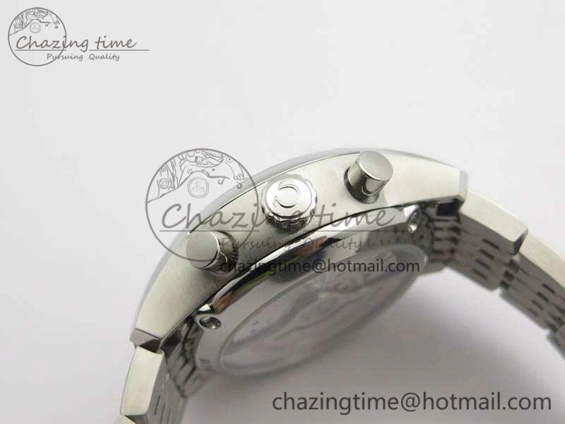 De Ville Chronograph SS OMF 1:1 Best Edition Blue Dial On SS Bracelet A9300
