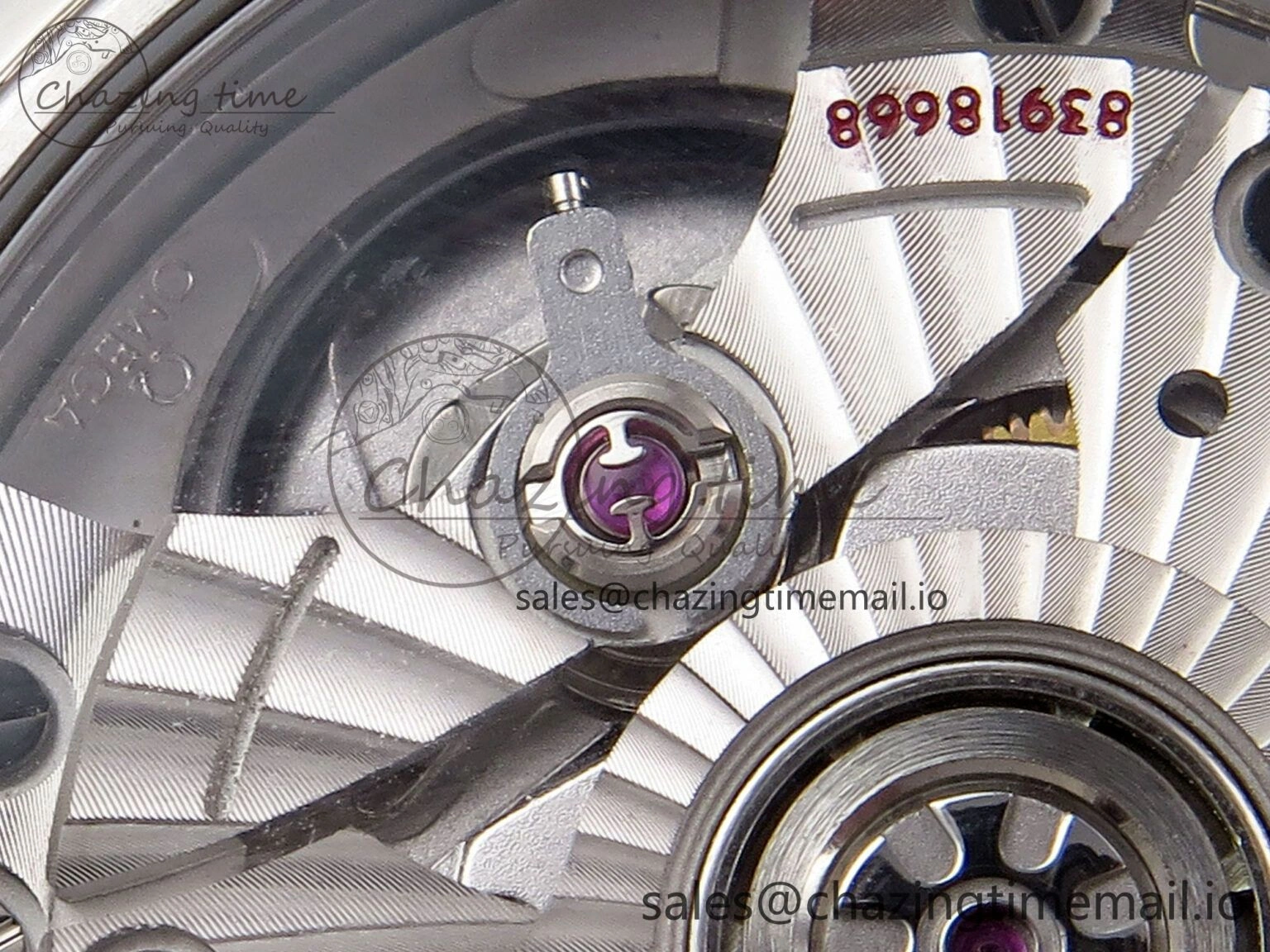 De Ville Date SS VSF 1:1 Best Edition Blue Dial on SS Bracelet A8800