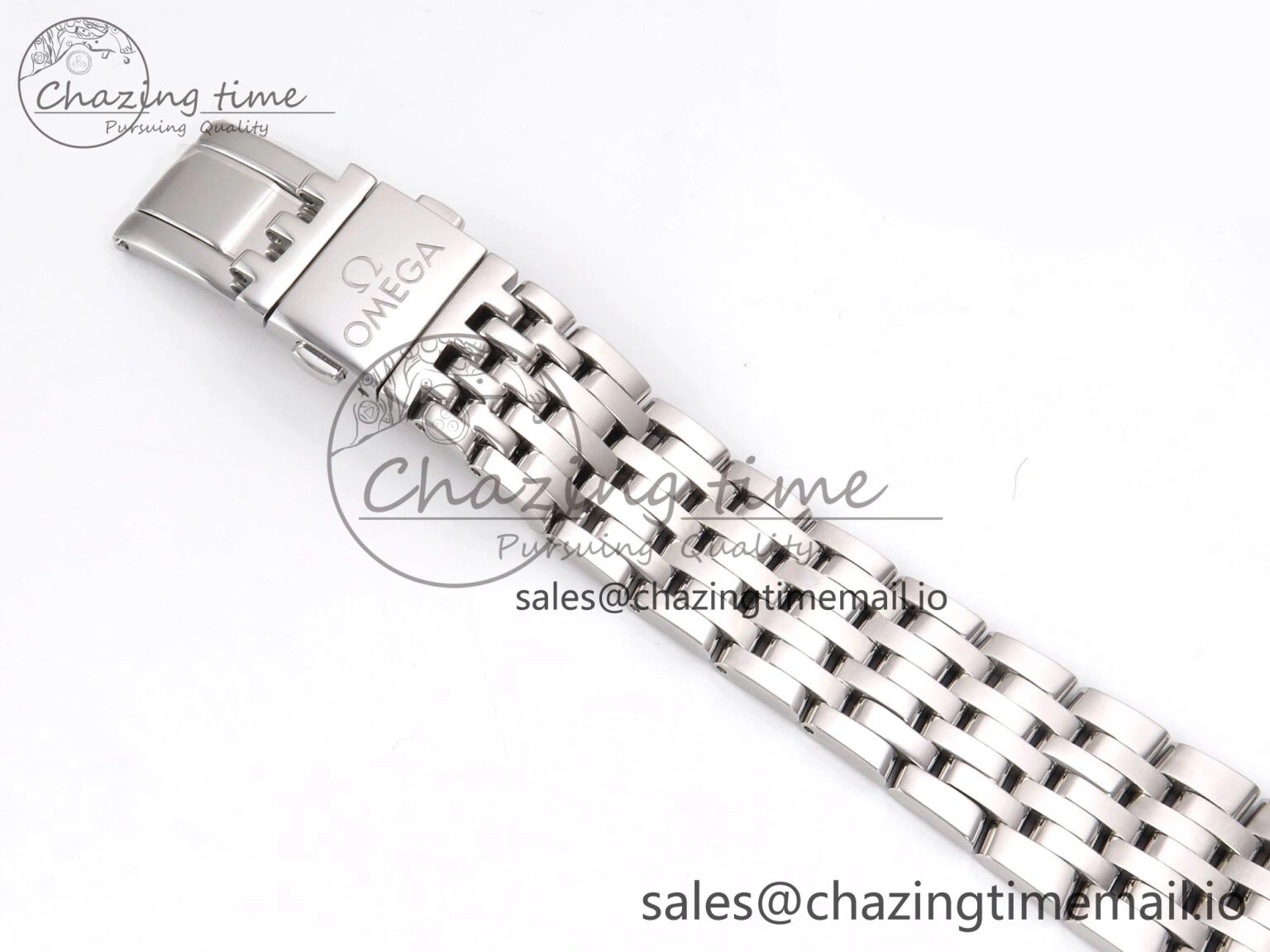 De Ville Date SS VSF 1:1 Best Edition Blue Dial on SS Bracelet A8800