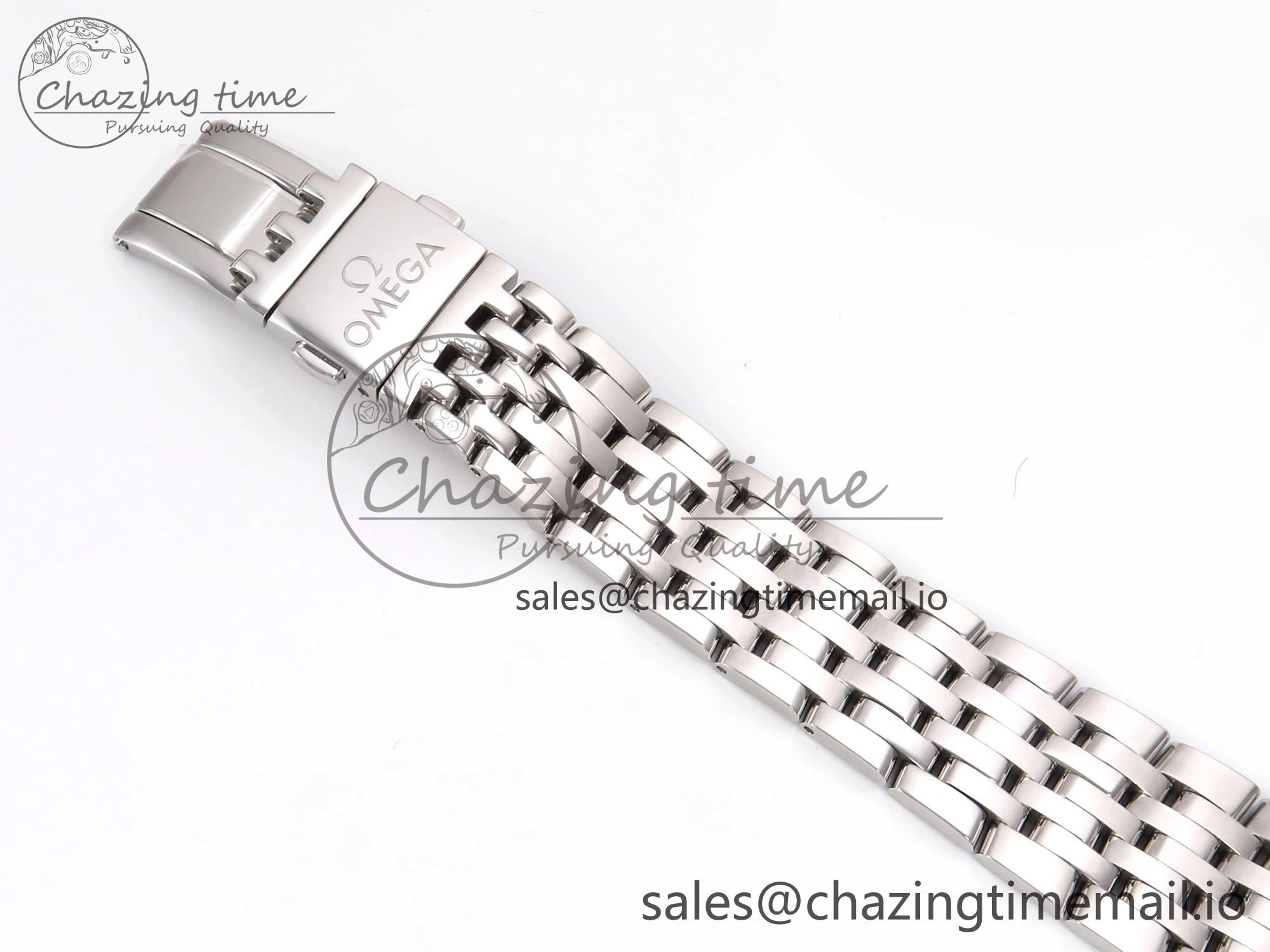 De Ville Date SS VSF 1:1 Best Edition Blue Dial on SS Bracelet A8800