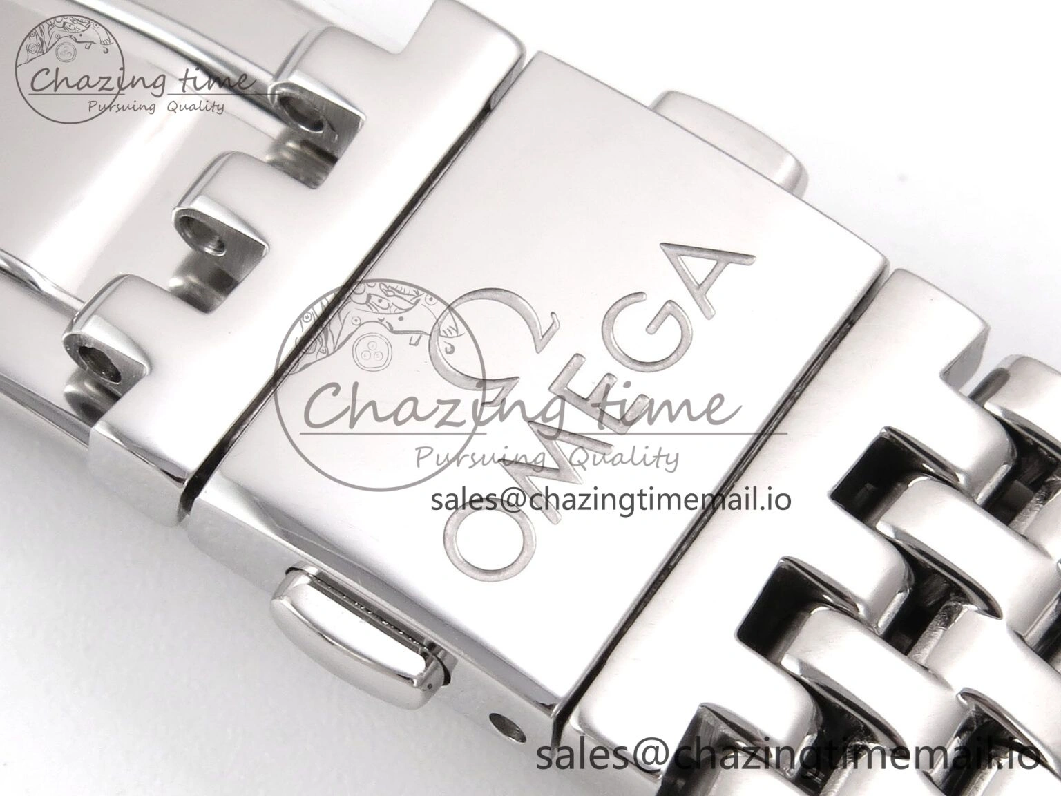 De Ville Date SS VSF 1:1 Best Edition Blue Dial on SS Bracelet A8800