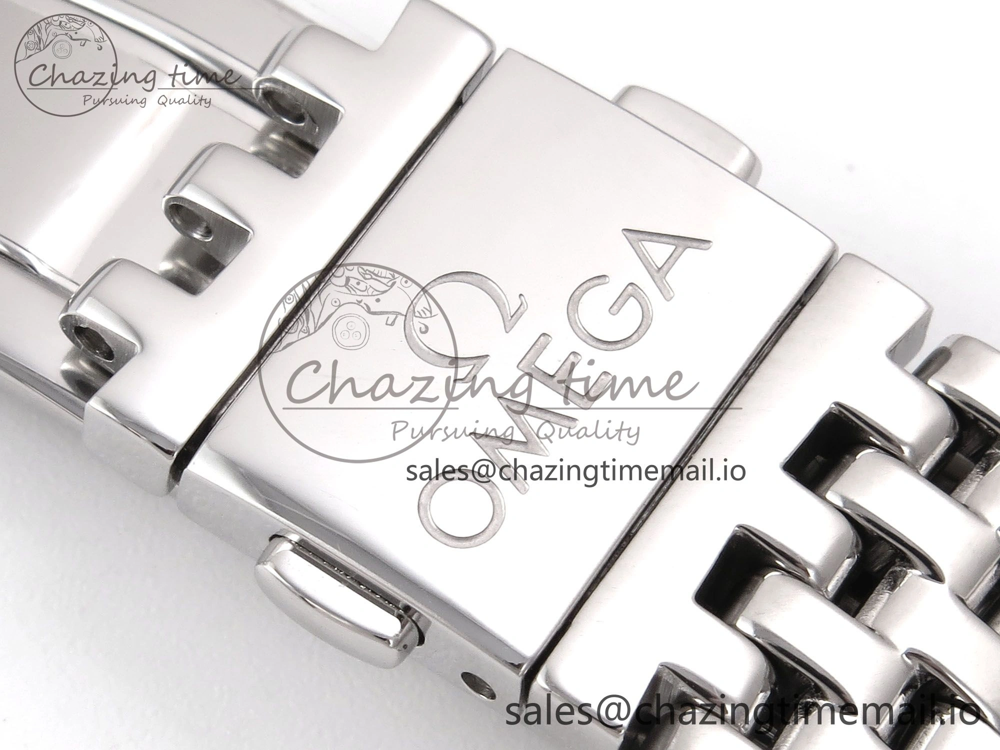 De Ville Date SS VSF 1:1 Best Edition Blue Dial on SS Bracelet A8800