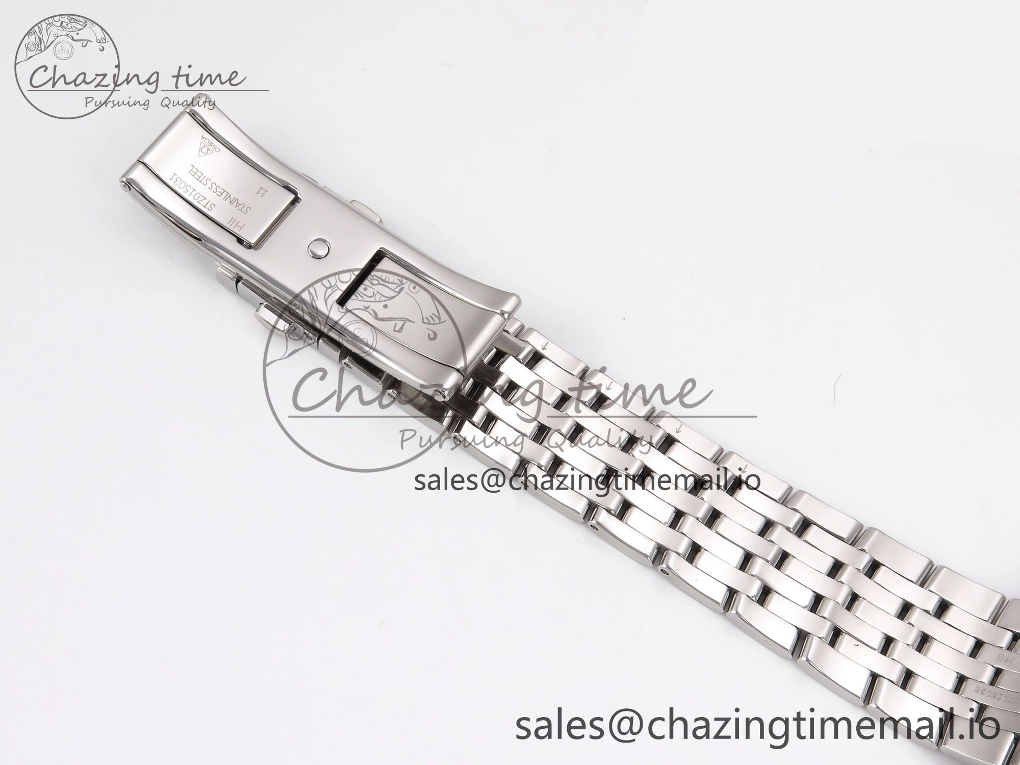 De Ville Date SS VSF 1:1 Best Edition Blue Dial on SS Bracelet A8800