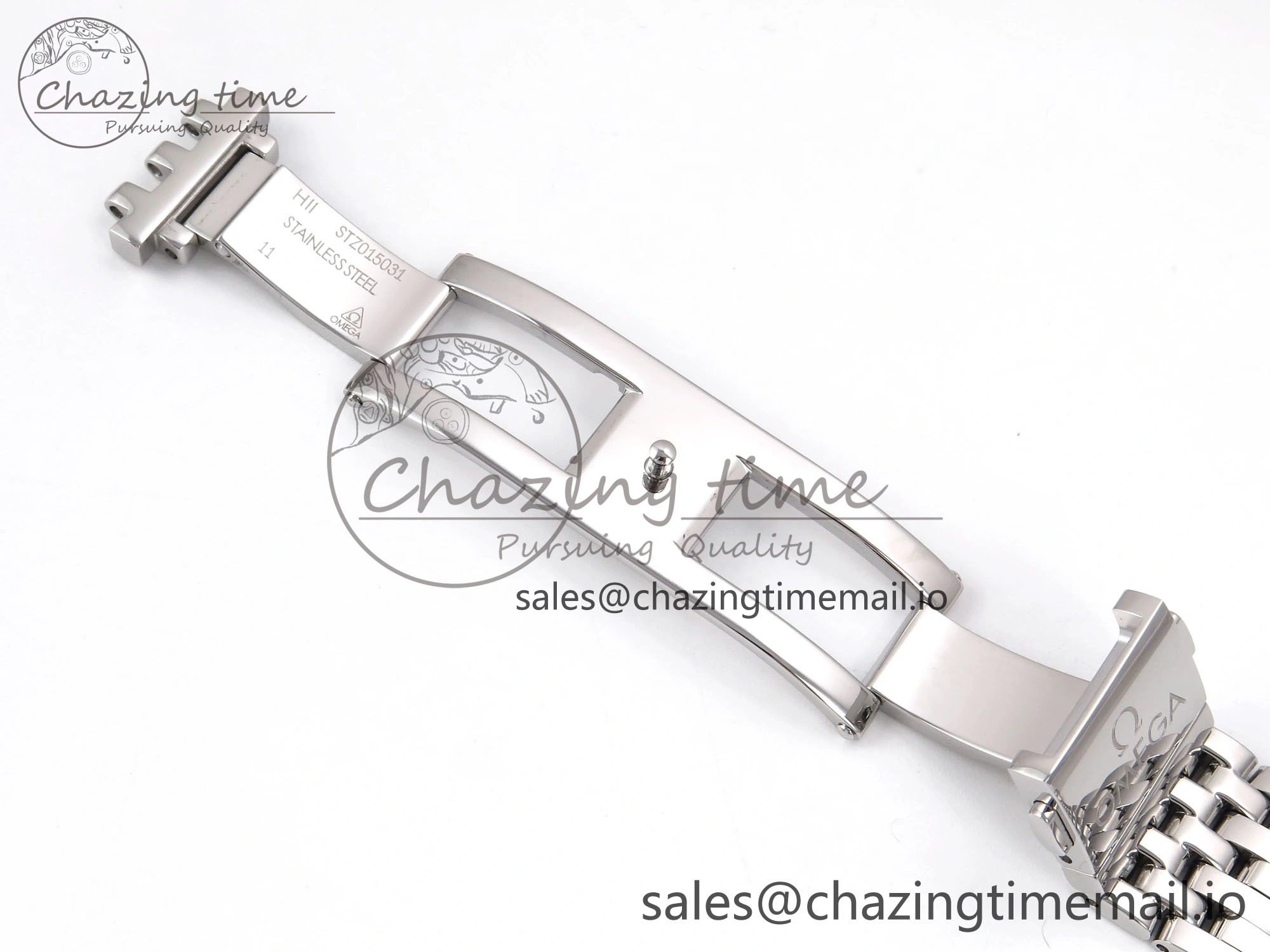 De Ville Date SS VSF 1:1 Best Edition Blue Dial on SS Bracelet A8800