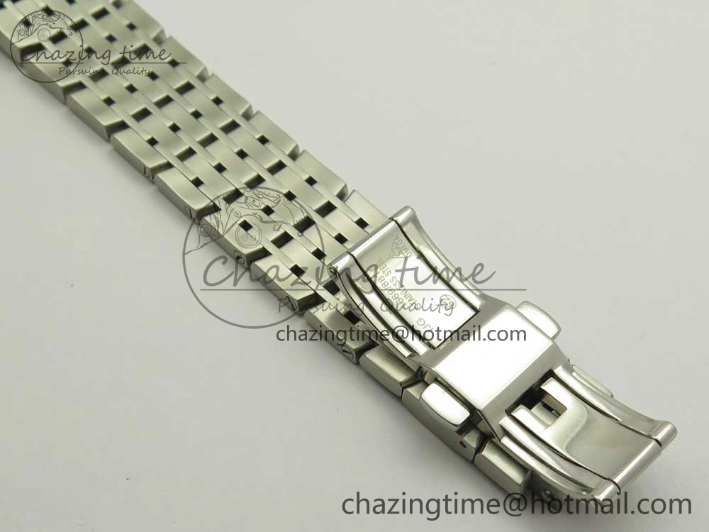 De Ville Hour Vision 41mm SS VSF 1:1 Best Edition Blue Dial on Black SS Bracelet A8500 Super Clone (2 Straps)