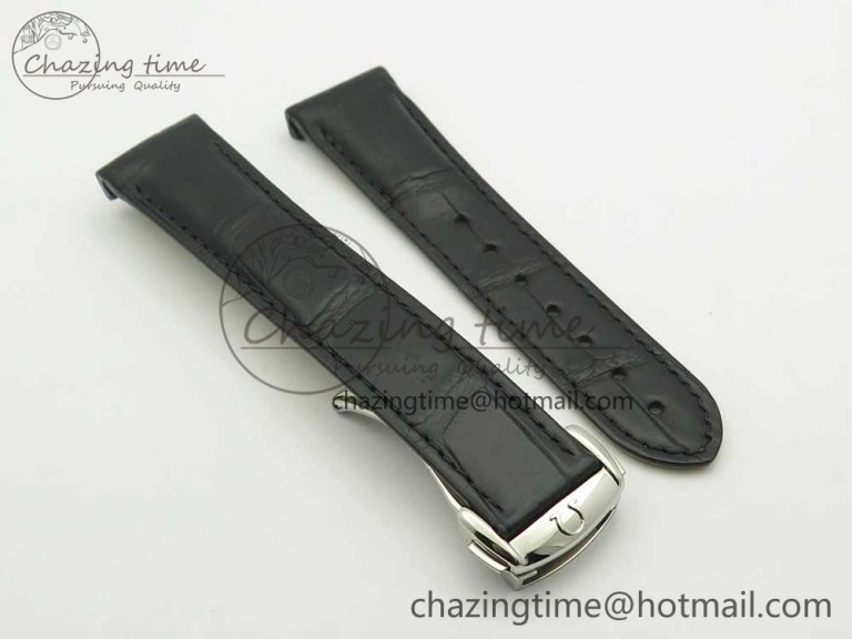De Ville Hour Vision 41mm SS VSF 1:1 Best Edition Blue Dial on Black SS Bracelet A8500 Super Clone (2 Straps)