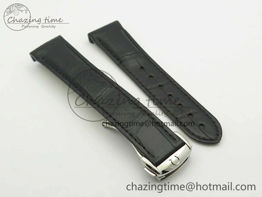 De Ville Hour Vision 41mm SS VSF 1:1 Best Edition Blue Dial on Black SS Bracelet A8500 Super Clone (2 Straps)