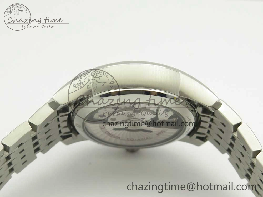 De Ville Hour Vision 41mm SS VSF 1:1 Best Edition White Dial on SS Bracelet A8500 Super Clone