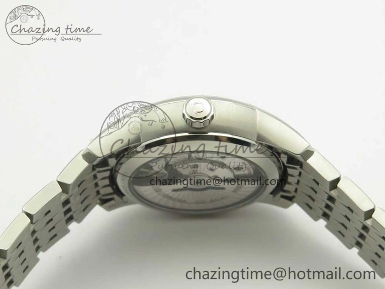 De Ville Hour Vision 41mm SS VSF 1:1 Best Edition White Dial on SS Bracelet A8500 Super Clone