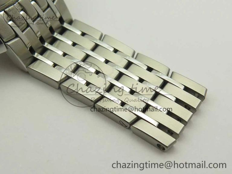 De Ville Hour Vision 41mm SS VSF 1:1 Best Edition White Dial on SS Bracelet A8500 Super Clone