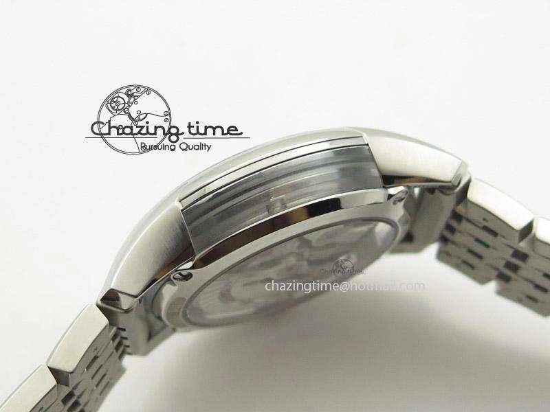 De Ville Hour Vision Co-Axial 41mm SS V6F Best Edition Black Dial On SS Bracelet A8500