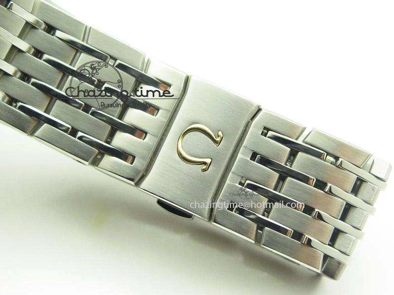 De Ville Hour Vision Co-Axial 41mm SS V6F Best Edition Black Dial On SS Bracelet A8500