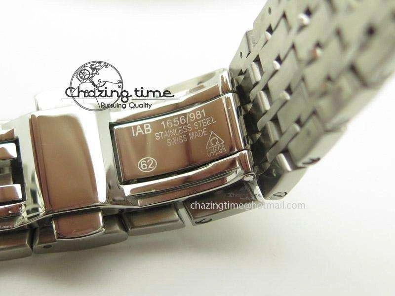 De Ville Hour Vision Co-Axial 41mm SS V6F Best Edition Black Dial On SS Bracelet A8500