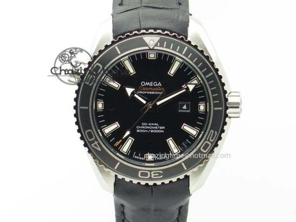 De Ville Hour Vision Co-Axial 41mm SS V6F Best Edition Black Dial On SS Bracelet A8500