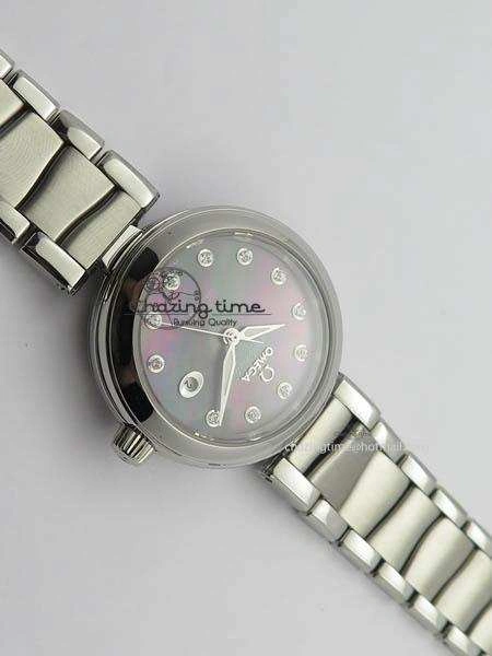 De Ville Lady 34mm SS V6F 1:1 Best Edition Black MOP Dial On SS Bracelet SEIKO NH05A