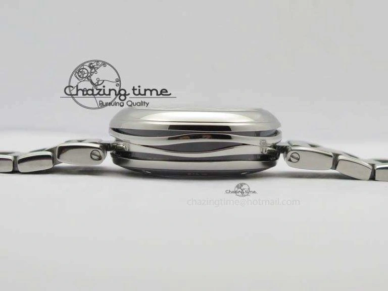 De Ville Lady 34mm SS V6F 1:1 Best Edition Black MOP Dial On SS Bracelet SEIKO NH05A