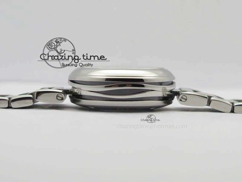 De Ville Lady 34mm SS V6F 1:1 Best Edition Black MOP Dial On SS Bracelet SEIKO NH05A