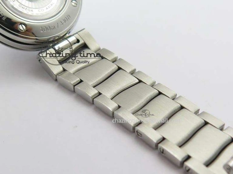 De Ville Lady 34mm SS V6F 1:1 Best Edition Black MOP Dial On SS Bracelet SEIKO NH05A