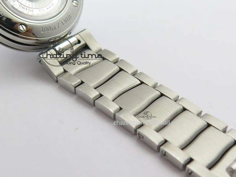 De Ville Lady 34mm SS V6F 1:1 Best Edition Black MOP Dial On SS Bracelet SEIKO NH05A