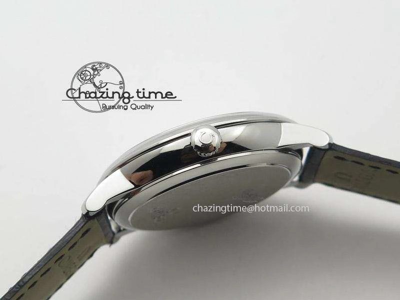 De Ville MK 1:1 Best Edition SS Black Dial On Black Leather Strap A2500