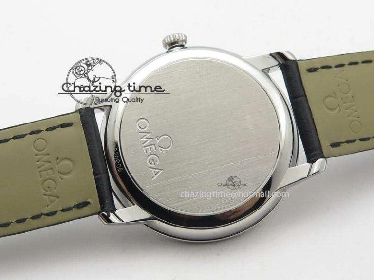 De Ville MK 1:1 Best Edition SS Black Dial On Black Leather Strap A2500