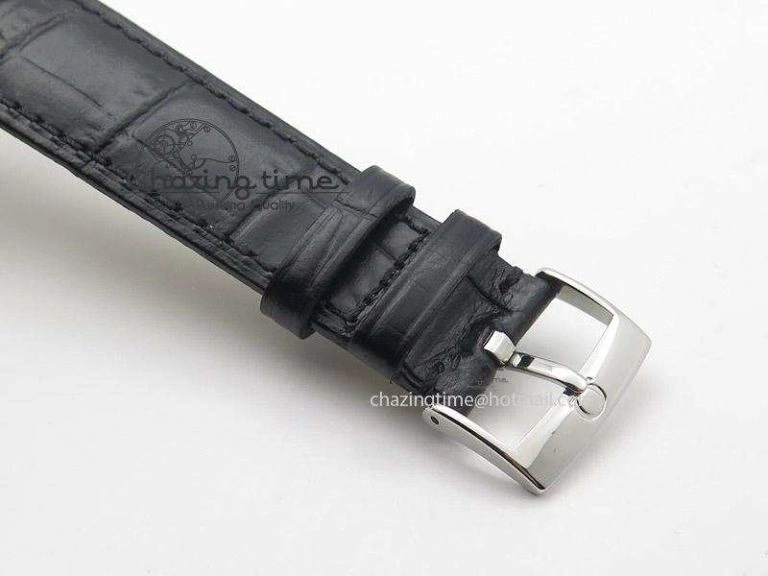 De Ville MK 1:1 Best Edition SS Black Dial On Black Leather Strap A2500