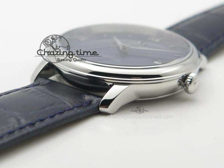 De Ville MK 1:1 Best Edition SS Blue Dial On Black Leather Strap A2500