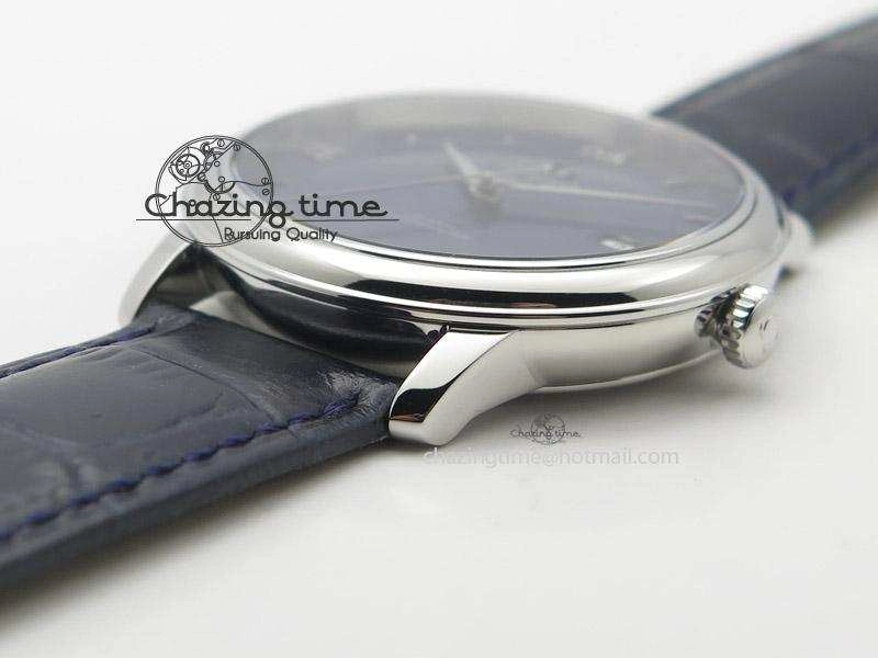 De Ville MK 1:1 Best Edition SS Blue Dial On Black Leather Strap A2500