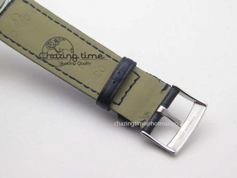 De Ville MK 1:1 Best Edition SS Blue Dial On Black Leather Strap A2500