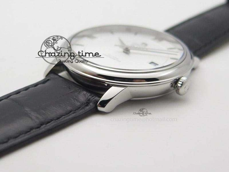 De Ville MK 1:1 Best Edition SS White Dial On Black Leather Strap A2500