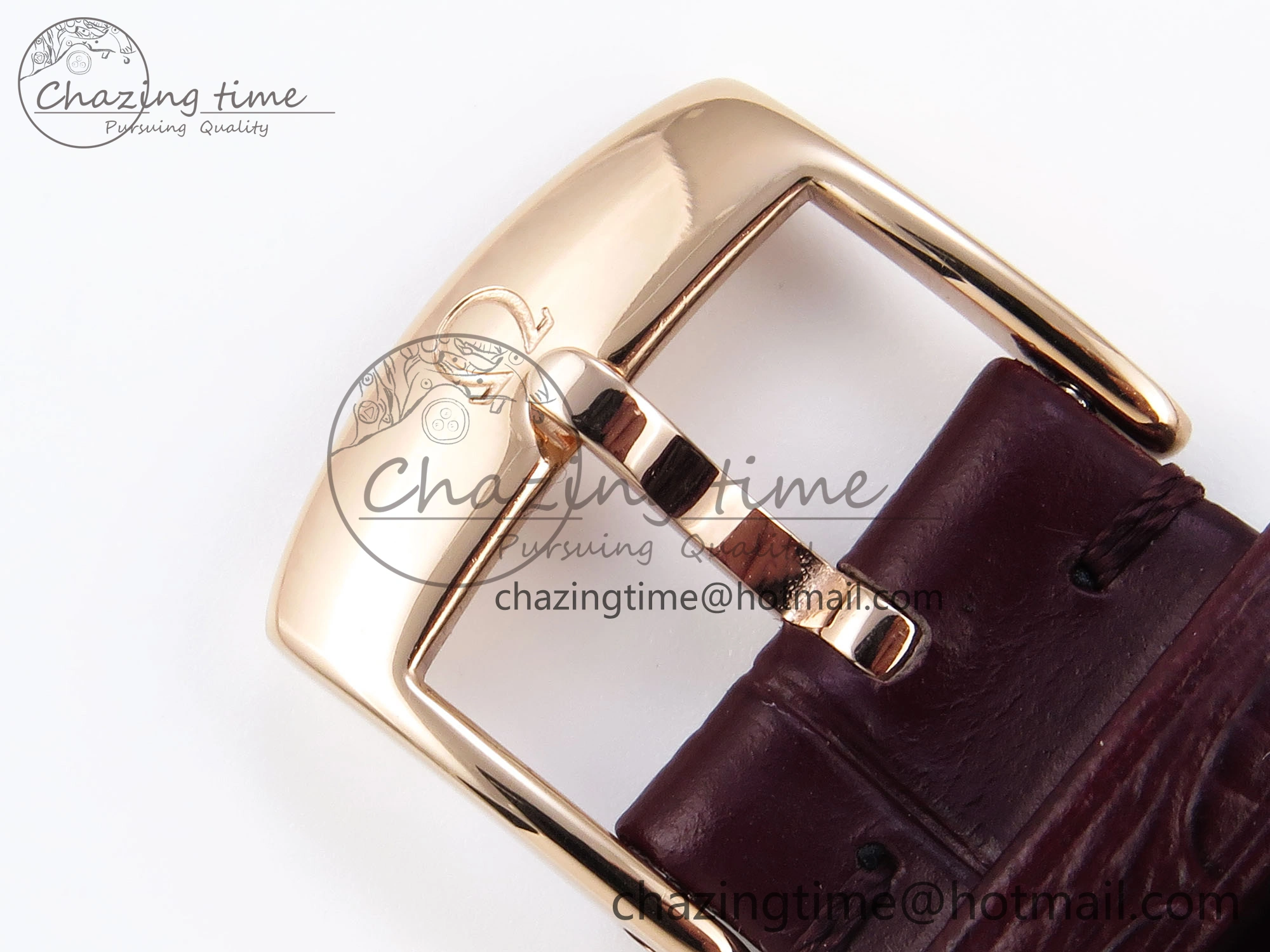 De Ville Power Reserve RG MKF 1:1 Best Edition RG Textured Dial on Brown Leather Strap A8810