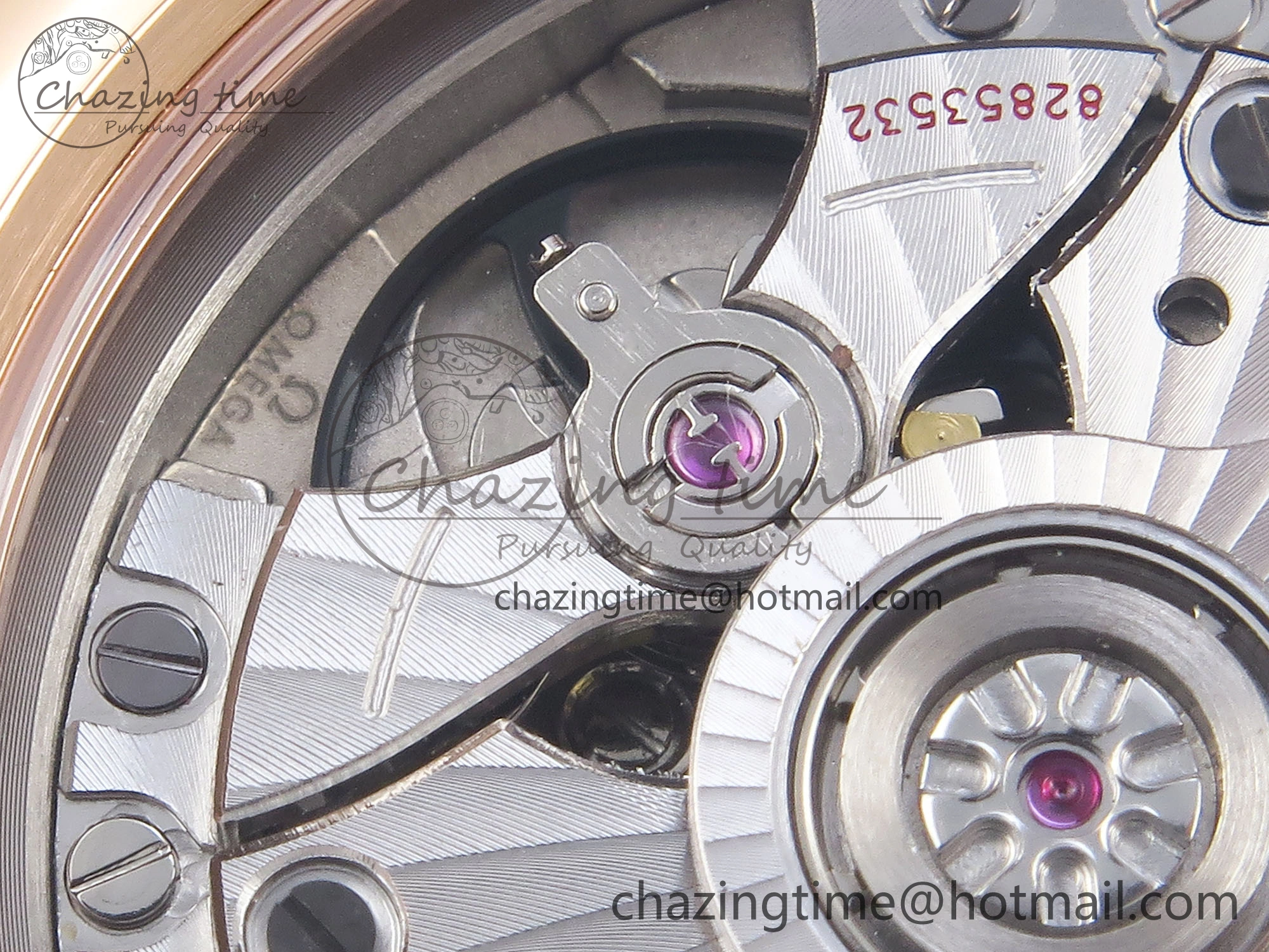 De Ville Power Reserve RG MKF 1:1 Best Edition White Dial on Brown Leather Strap A8810