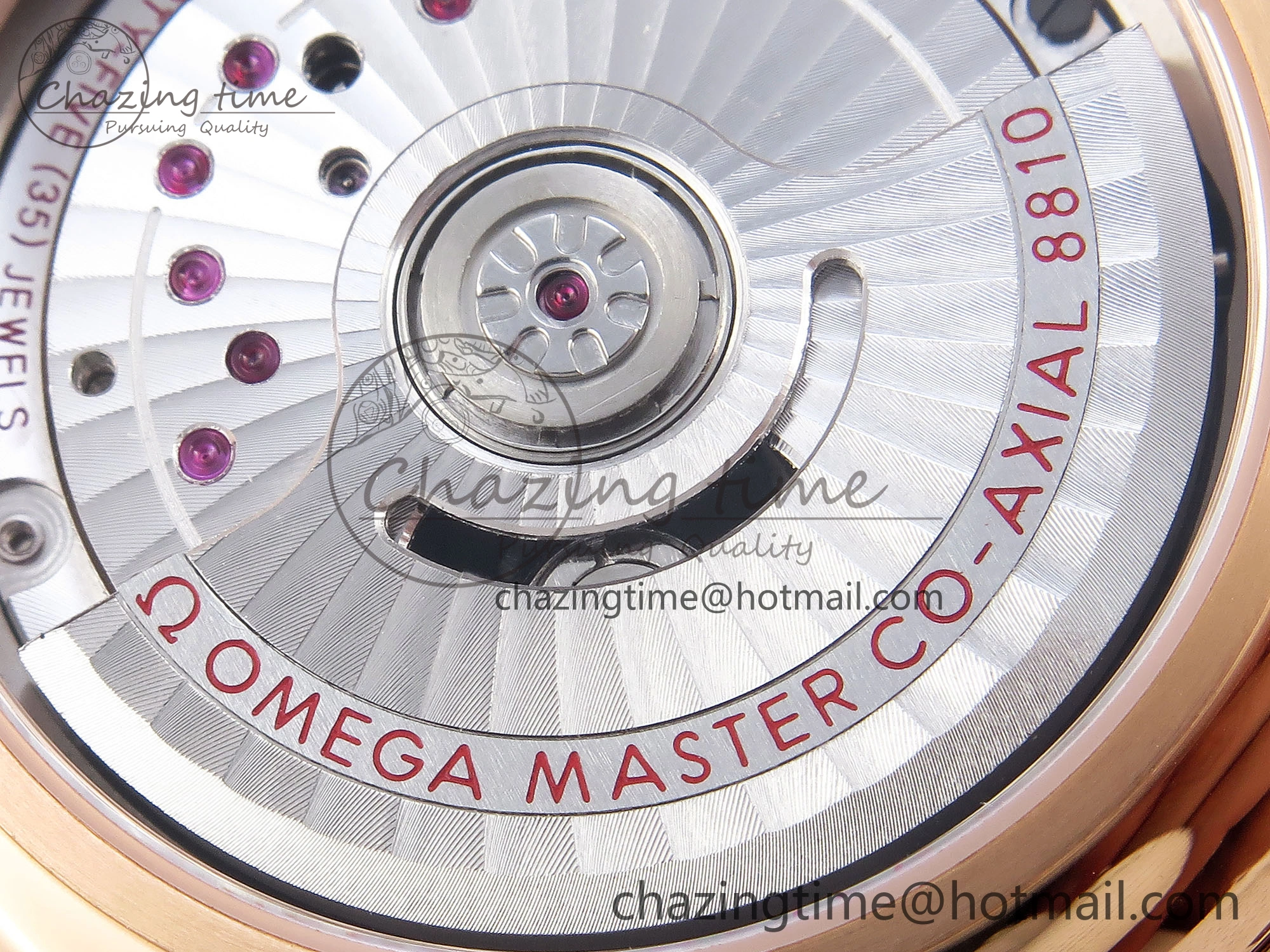 De Ville Power Reserve RG MKF 1:1 Best Edition White Dial on Brown Leather Strap A8810