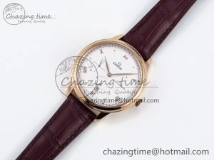 De Ville Power Reserve RG MKF 1:1 Best Edition White Dial on Brown Leather Strap A8810