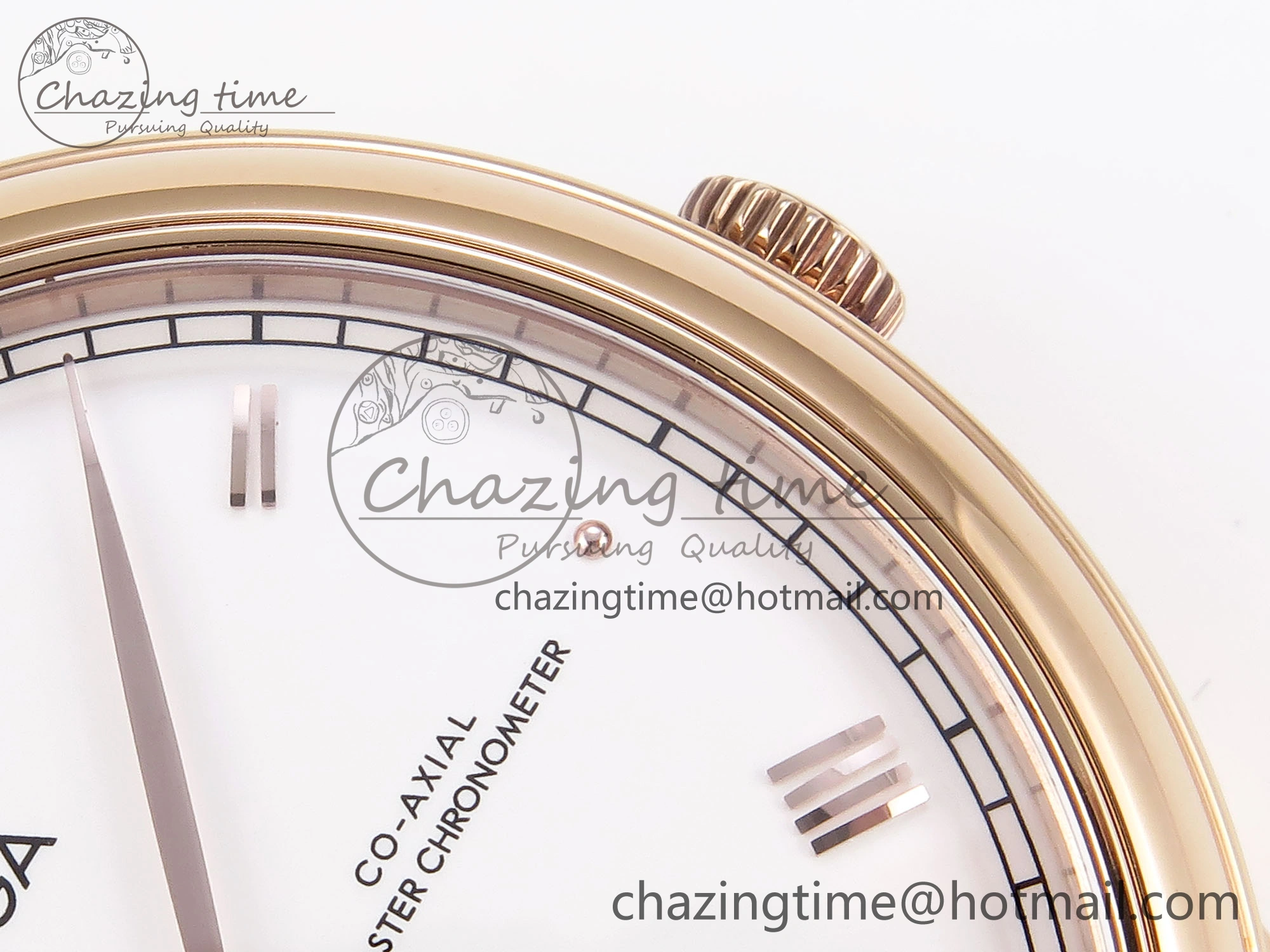 De Ville Power Reserve RG MKF 1:1 Best Edition White Dial on Brown Leather Strap A8810