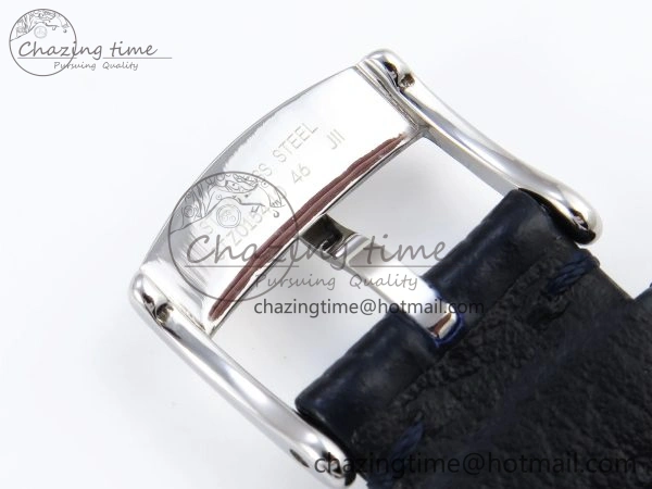 De Ville Power Reserve SS MKF 1:1 Best Edition Blue Textured Dial on Black Leather Strap A8810