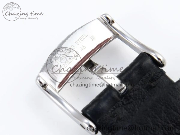 De Ville Power Reserve SS MKF 1:1 Best Edition Pink Dial on Black Leather Strap