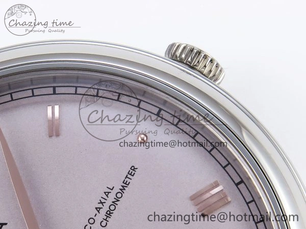 De Ville Power Reserve SS MKF 1:1 Best Edition Purple Dial on Black Leather Strap A8810
