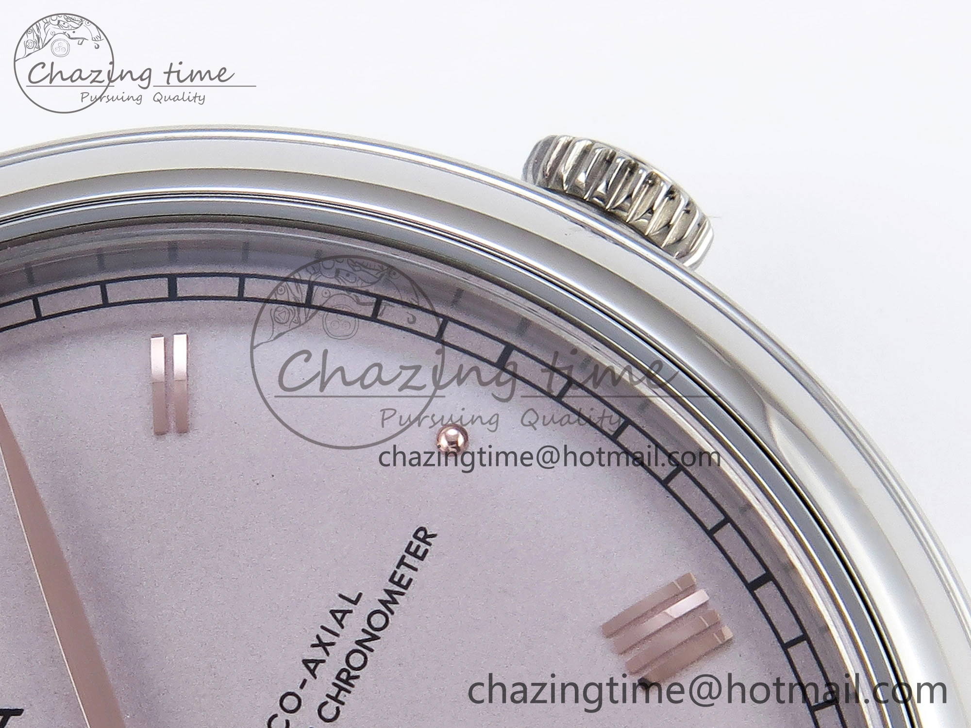 De Ville Power Reserve SS MKF 1:1 Best Edition Purple Dial on Black Leather Strap A8810