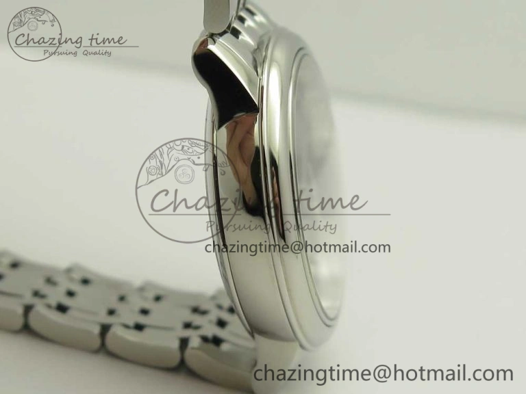 De Ville Prestige Ladies 32.7mm SS MKF 1:1 Best Edition Blue Dial Diamonds Markers on SS Bracelet MIYOTA 9015