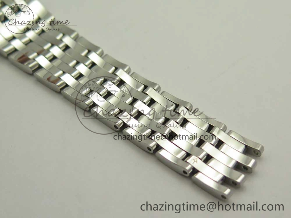 De Ville Prestige Ladies 32.7mm SS MKF 1:1 Best Edition Blue Dial Diamonds Markers on SS Bracelet MIYOTA 9015