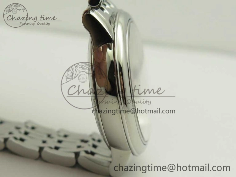 De Ville Prestige Ladies 32.7mm SS MKF 1:1 Best Edition White Dial RG Markers on SS Bracelet MIYOTA 9015