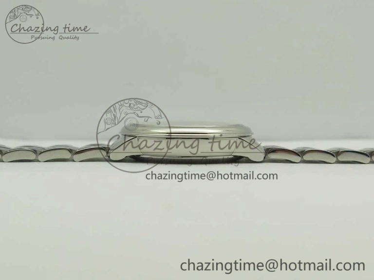 De Ville Prestige Ladies 32.7mm SS MKF 1:1 Best Edition White Dial SS Markers on SS Bracelet MIYOTA 9015