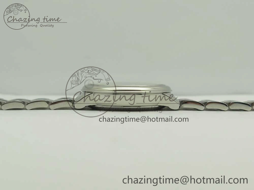 De Ville Prestige Ladies 32.7mm SS MKF 1:1 Best Edition White Dial SS Markers on SS Bracelet MIYOTA 9015