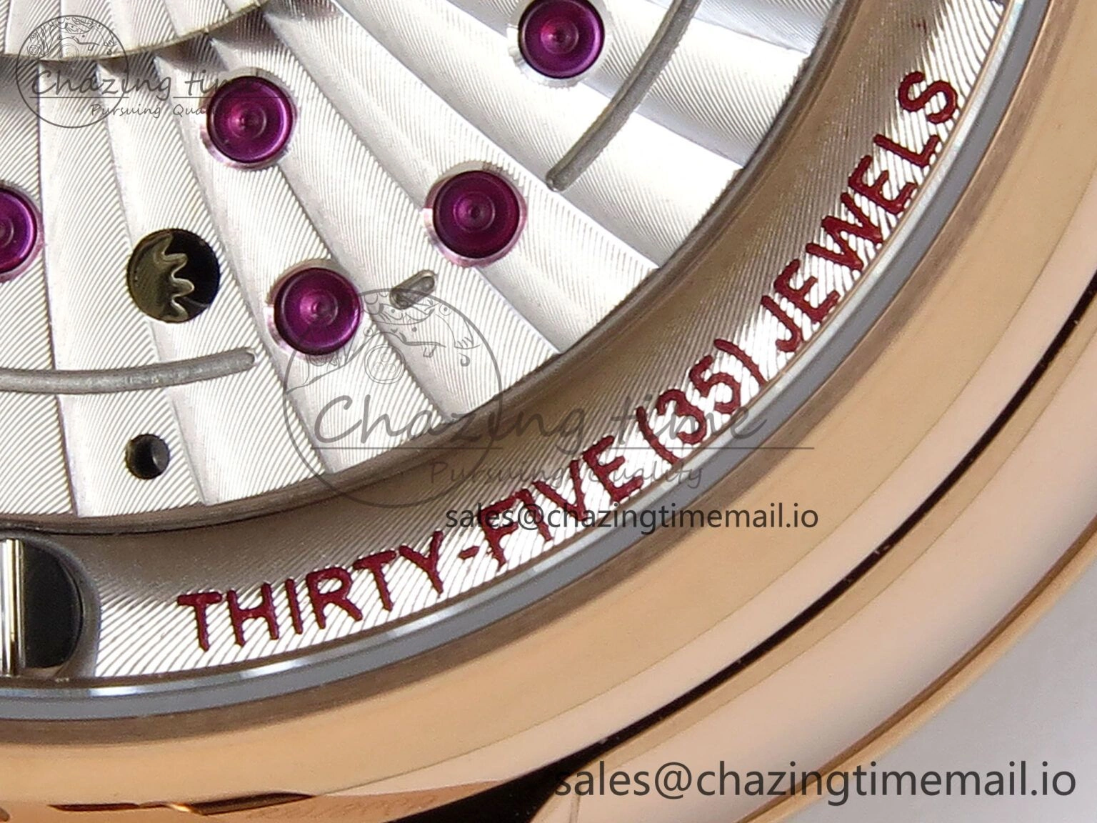 De Ville Prestige Ladies RG VSF 1:1 Best Edition Brown Diamonds Dial on RG Bracelet A8800