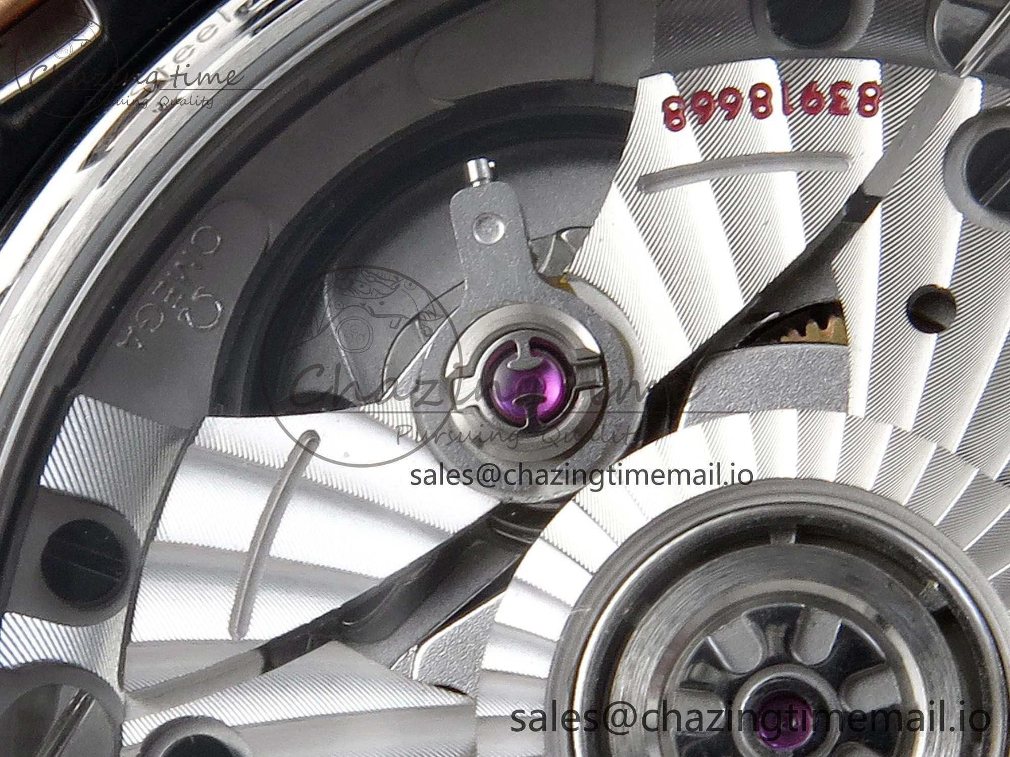 De Ville Prestige Ladies SS RG VSF 1:1 Best Edition Blue Dial on SS RG Bracelet A8800