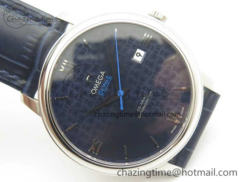 De Ville Prestige Orbis Collection RXW 1:1 Best Edition on Blue Leather Strap A2892