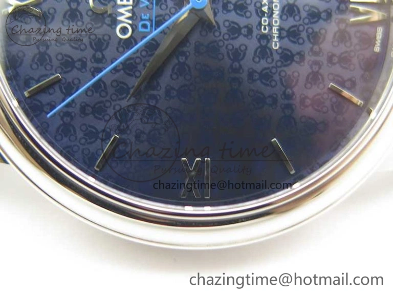 De Ville Prestige Orbis Collection RXW 1:1 Best Edition on Blue Leather Strap A2892