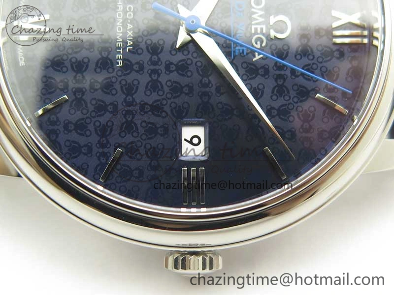 De Ville Prestige Orbis Collection RXW 1:1 Best Edition on Blue Leather Strap A2892