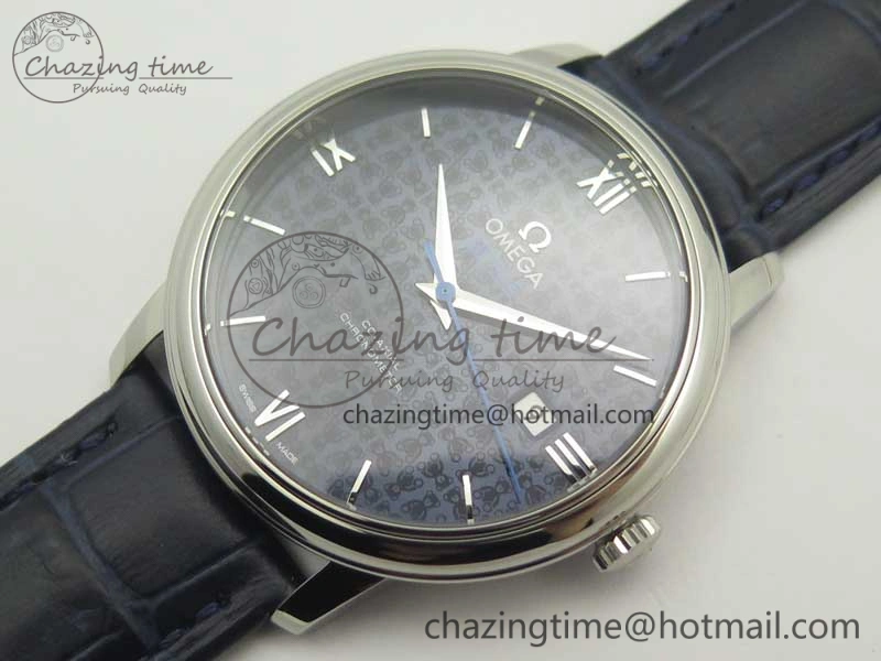De Ville Prestige Orbis Collection RXW 1:1 Best Edition on Blue Leather Strap A2892